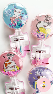 Pinky Bee Sisir / Hair Brush Kucing Glitter 68560400