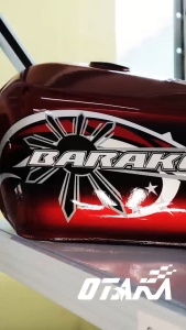 OTAKA FUEL TANK BARAKO 2 Heavy Duty TANK GAS for TMX125/TM155/CG125/CT100 MOTORCYCLE BLACK/RED/BLUE