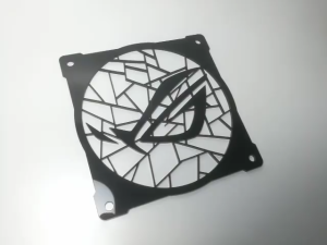 Computer Casing Acrylic Fan Cover 12CM Chasis Filter Cover Asus Rog Tuf Gigabyte MSI Razer Multiple Design PC Decoration