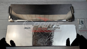 Tatakan Plat Nomor Mobil Model Slip Stainless Universal