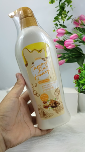 MEN01 Mistine tammy plus honey Body lotion 500ml. มิสทีน โลชั่นบำรุงผิว ขวดใหญ่ หัวปั๊ม สูตรน้ำผึ้ง