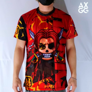 AXGG One Piece - \"One Piece - Haki Shanks\" Anime T-Shirt / Longsleeve