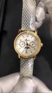 Adriatica A3678.1253QFZ Women Moon Phase Watches (Gold)