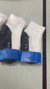 ถุงเท้านักเรียน ถุงเท้าเด็ก ถุงเท้าขาว ถุงเท้าขาวพื้นดำ ถุงเท้าทำงาน ถุงเท้า ชาย หญิง มีให้เลือก 6 ไซค์ ยกโหล (แพค 12 คู่)