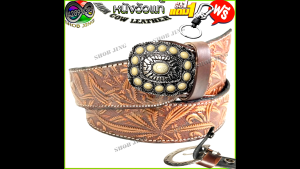 เชื่อมต่อหนังวัวแท้อัด 1บาทซื้อ หัวเข็ม เชื่อมต่อคาวบอย เชื่อมต่อเข็มขัด เชื่อมต่อเข็มขัด Polished genuine cowhide leather",
