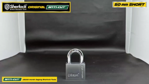 Gembok Original Sherlock Tools Anti Cut 60 mm Pendek Anti Maling