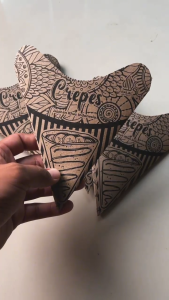 Kemasan Crepes Motif Coklat Ukuran 18x15 cm isi 100 pcs terbaru