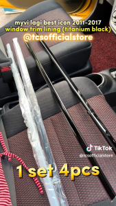 TCS NISSAN ALMERA 2008-2018 CAR WINDOW TRIM LINING STAINLESS STEEL ACCESSORIES