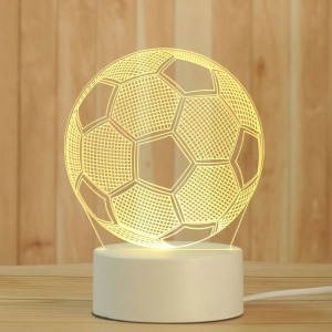 Đèn Ngủ 3D Để Bàn Kiểu Dáng Sáng Tạo Thay Đổi 3 Màu Sắc