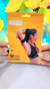 Handsfree Stereo Sound R-218 + Mic Headset in-Ear Earphone Music Extra Bass Kabel Jack 3.5mm Universal R218