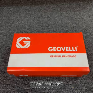GVL GEOVELLI - Gvl1922 Hitam Tali Sepatu Pantopel Pria Kulit Sepatu Pantofel Gaya Formal Model Ujung Bulat Slip on Brand Lokal British Musim Gugur Bahan Kulit PU Untuk Pria - BISA BAYAR DITEMPAT
