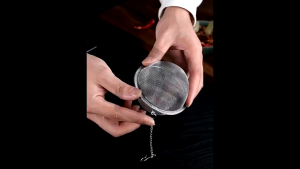 Saringan Teh Reusable Tea Infuser Strainer 70 mm - K520 - Silver