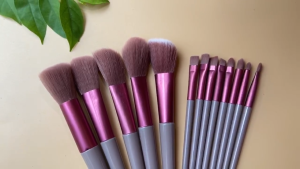 13ชุดแปรงแต่งหน้าแบบพกพาแปรงปัดแก้มขนนุ่มแปรงอายแชโดว์ชุดเครื่องมือความงามแปรงรองพื้น แปรงอายแชโดว์