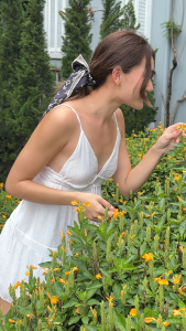 Lahv The Label - Josie Tiered Mini Dress เดรสสายเดี่ยวผูกเอว