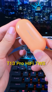 Loock At Awei T13 Pro Fone Bluetooth Earphones Wireless Earbuds Bass In-Ear TWS Headphone With Mic HiFi Stereo Gaming Headset Earphone