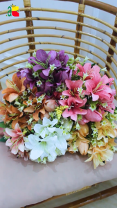 Bunga Plastik Tulip Lily Fr B8397: Dekorasi Hiasan Rumah & Wedding Buket