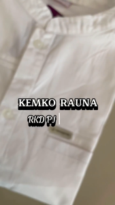 Raunapride Kemeja Koko Panjang Putih Kekinian / RKAD PJ 03 White / Fashion Muslim