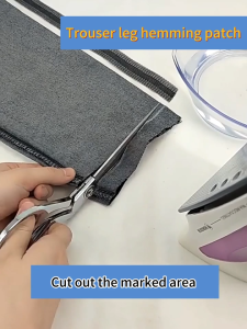 10m Pemendek Celana Manual Lem Jeans Tanpa Jahit Pant Edge Shorten Self Adhesive Instant Pita Sum Berperekat