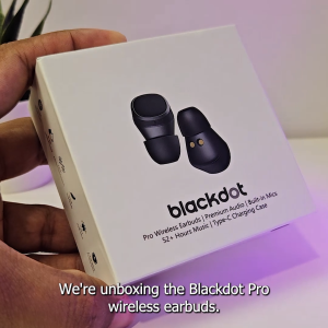 Blackdot Pro Wireless Earbuds With 52 Hours Music Bluetooth V5.3 Earphone High Bass High Audio Quality One Touch Control & IPX6 Waterproof