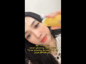 Toner Glowing Ekstrak Lemon: Solusi Flek & Jerawat