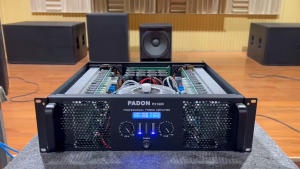 Padon dua saluran amplifier audio profesional Kelas H kekuatan tinggi