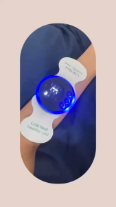 Gel Pad Pijat Refleksi Elektrik - Gold Hand Healthy Pad - Pemijat Terapi Tubuh Elektrik Anti Penuaan