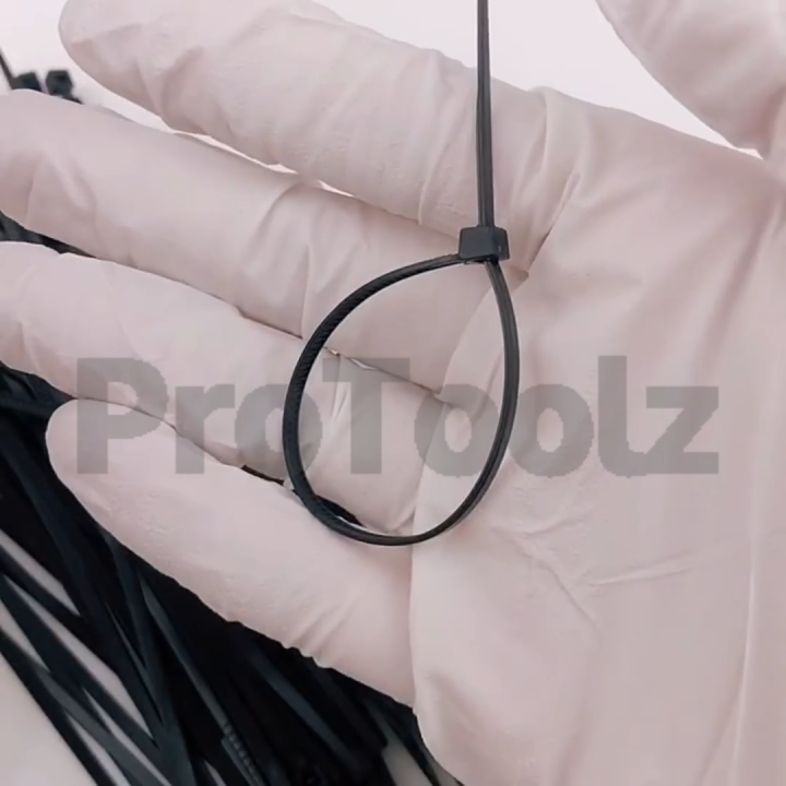 100PCS Nylon Universal Cable Tie Buckle 2026 Upgrade Multipurpose Plastic Cable Ties Tool Heavy Duty Self Locking Nylon Zip Ties Uv Resistant Black Z