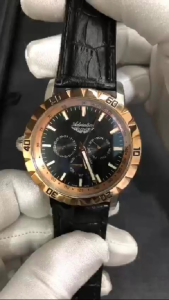 ADRIATICA Swiss Made Aviator Pilot Style Multifunction Mens Watch A1108.R214QF