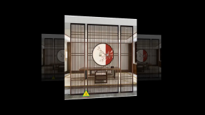 Vách ngăn CNC cho phòng khách nhà bếp nhà hàng spa CNC01 - Nội thất lắp ráp Viendong Adv