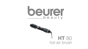 [3 YEARS WARRANTY] Beurer StylePro Ionic Rotating Hot Air Styling Brush HT80