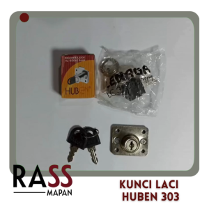 4pcs Kunci Laci Lemari 303 16mm