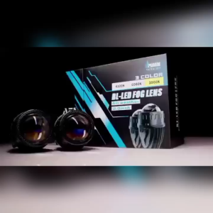 Biled Foglamp Mini 2 Inch 3 Warna All Weather AES Putih Kuning Putih Kekuningan Lampu Kabut Foglamp Mobil