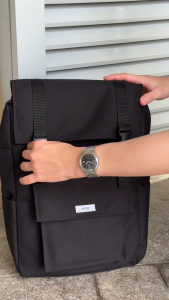 Balo NATO® "Bump - Backpack" Sợi Vải SmartCanvas/Deluxe Ba Lô Đựng Laptop Nam Nữ Đẹp Đi Học Đi Làm Đi Chơi Đen Xanh