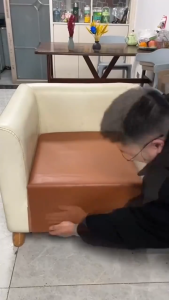 หนังซ่อมเบาะ หนังเทียมมีกาว หนังเทียม มีกาว สติกเกอร์หนัง PVC แบบหนา มีกาวในตัว สําหรับติดตกแต่งเบาะโซฟา ภายในรถยนต์ หนังพีวีซี ซ่อมโซฟา Leather Repair Patch แพทช์กาวซ่อมหนัง