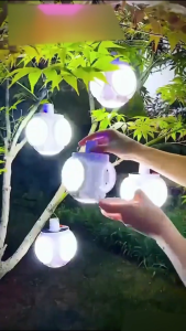 Vimite 2029 550W Năng Lượng Mặt Trời 42LED Sạc USB Sân Trong Gia Đình Đèn Cắm Trại Di Động Ngoài Trời Đèn Lồng Câu Cá Đèn Khẩn Cấp Ngoài Trời Đèn Chống Thấm Nước