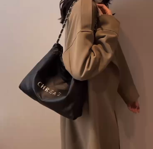 ใบใหญ่-กระเป๋าสะพายข้างสำหรับผู้หญิงหนังนิ่งพียูมาใหม่PU—— SP5658