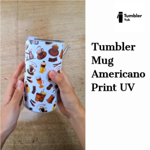 Tumbler Stainless Steel 600ml Print Uv Cangkir Kopi Vacuum Mug Es Kopi Americano Estetik Termos Cup Semi DOFF GLOSSY Portabel