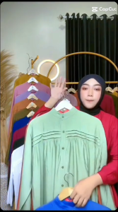 NAURA Long Tunik Rayon Twill Premium Fashion Muslim Wanita ( JUMBO )