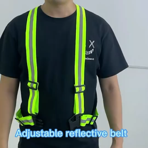 Rompi Safety V Karet Elastis Reflective Safety Vest