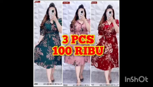 Dress Bunga Bangkok Sakura Model Dan Motif Terbaru / Dress Korean Style Terlaris