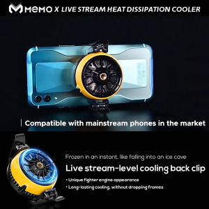 MEMO DLA6 Mobile Funcooler Clip For Livestream Cooling Fan Kipas Pendingin HP