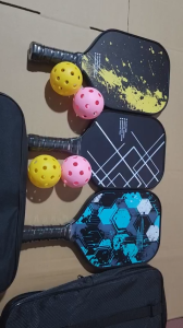 Vợt Pickleball Mái Chèo Sợi Carbon JSP Cao Cấp Đại Nam Sport Dành Cho Người Mới Cho Tới Chuyên Nghiệp Đại Nam Sport + Túi Chống Sốc Và 4 Bóng