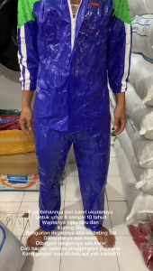 Jas Hujan Anak Remaja Flash 7 s/d 12 Tahun sd smp Stelan Celana