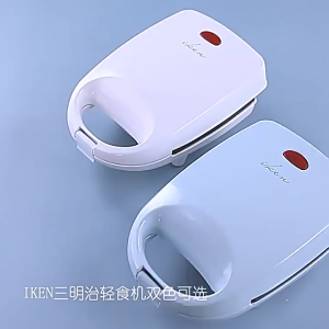 EIHOME เครื่องทำแซนวิช เครื่องทำวาฟเฟิล 520W ทำความร้อนสองด้าน เครื่องทำแซนวิส อาหารเช้า อาหารว่าง ทำความร้อนสองด้าน เครื่องปิ้งขนมปัง ﻿