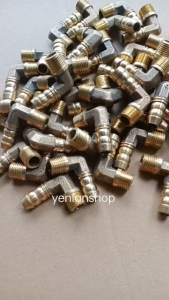 Đầu nối góc ren ngoài 13mm đuôi chuột 12mm. Co ren ngoài- đuôi chuột