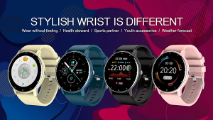 นาฬิกาสมาทวอช New ZL02D สายนาฬิกาsmart Watch Women Men Sport Fitness Trackers Waterproof Sleep Hr Smartwatch Bluetooth for Ios Android