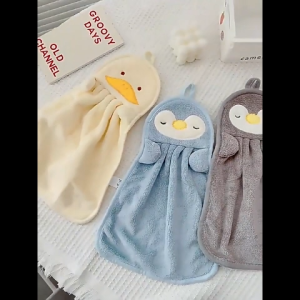 Hand Towel Can Be Hung Absorbent Small Square Towel Kitchen Household Childrens Small Towel可挂式厨房擦手巾