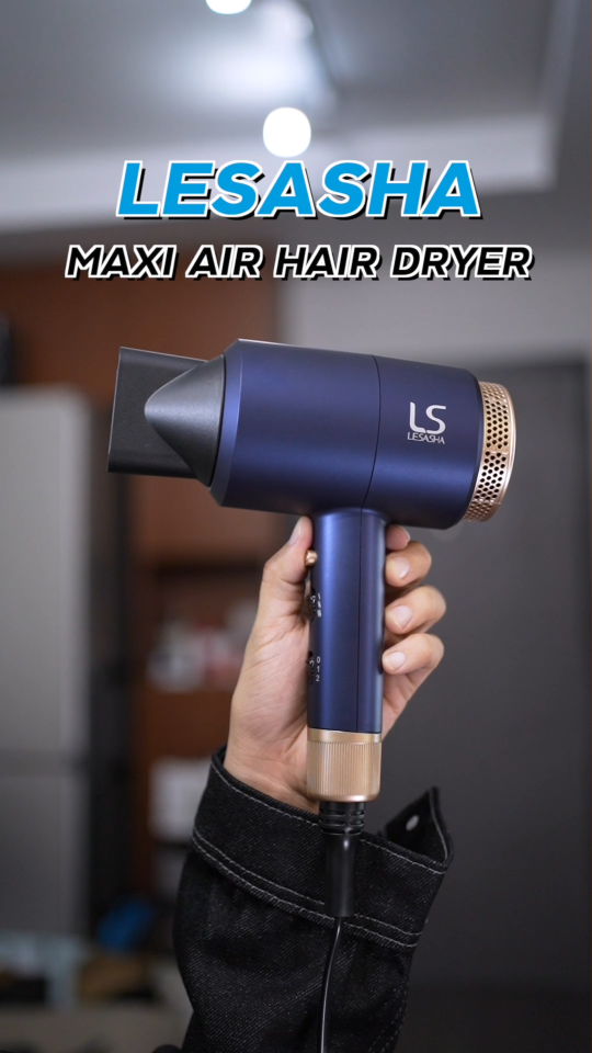 LESASHA ไดร์เป่าผม MAXI AIR HAIR DRYER 1800W รุ่น LS0663 ลมแรง มีลมเย็น ปรับอุณหภูมิได้ 6 ระดับ