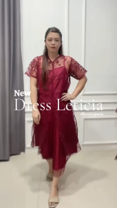 Dress Leticia 2in1 & Dress Brukat Wanita: Pilihan Fashion Natal Terbaik
