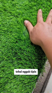 1m x 6m | Rumput Sintetis Swiss 3cm | Hijau Tebal Halus | Premium
